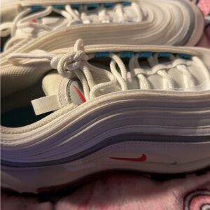 White and Red Sneakers NIKE AIR MAX